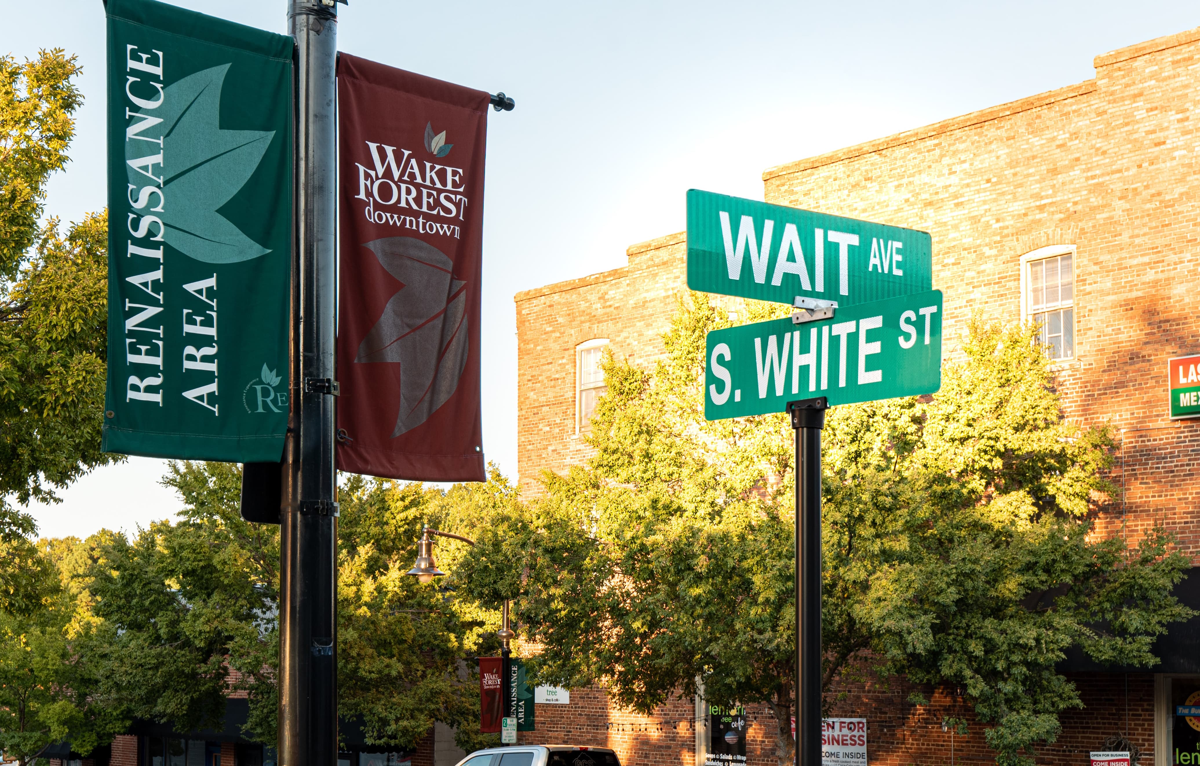 Settling into our new home in downtown Wake Forest